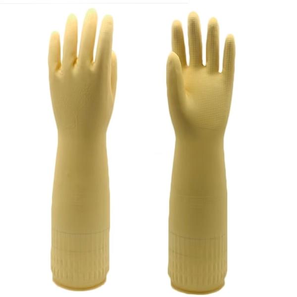 100g per pair durable work gloves with 380 millimeter length designed to provide finger protection in various industries