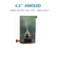 4.3 polegadas MIPI AMOLED Display Module 300 Cd/M2 480*800 Resolução MIPI Interface