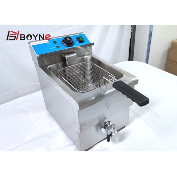 Stainless Steel 201 Single Tank Electric Fryer For Fried Food