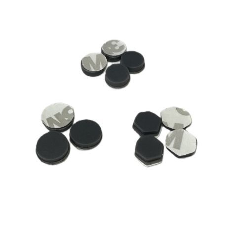 Industrial Self-adhesive Soft Black Circular Anti Slip Silicone Rubber Foot Pad Cutting Service Gasket