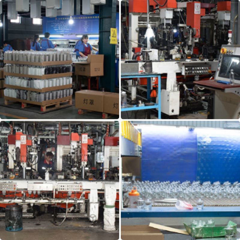 Clear Thick Wall Glass Bottle Custom Shape for Beverage Packaging