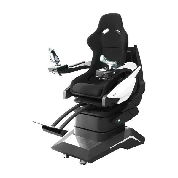 Simulateur de vol spatial VR 3 axes Plateforme dynamique 360 Chaise rotative Joystick Stick Jeu AR