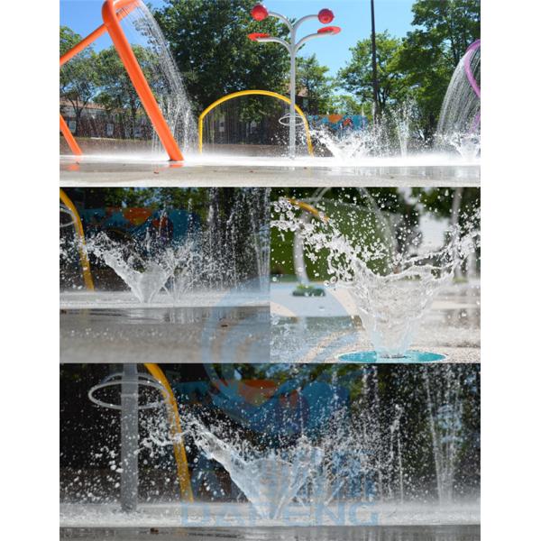 Распылите двигатели палубы бассейна зоны земные дети брызгают фонтан игрушки зоны