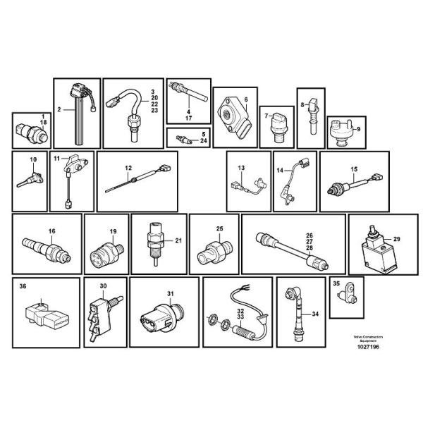 VOE11039574 11039574 Pressure Sensor For VOVLO Construction Machinery Parts