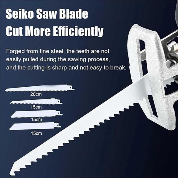Portable Bone Cutting Machine, Home Lightweight Electric Bone And Meat Saw, Electric Butchers For Commercial Home, Battery Powered & Lock Switch, For Meat Pork Fish Ribs, With 4 Saw Blades