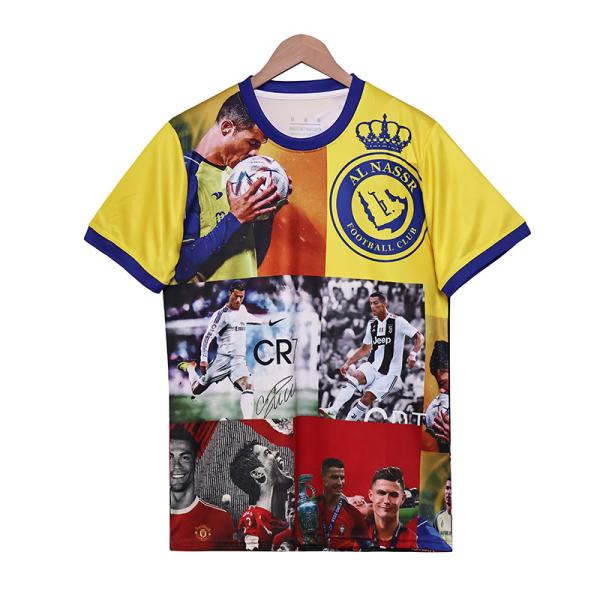 Commemorative Edition Football Fan Jerseys for Cristiano Ronaldo 2025-2026