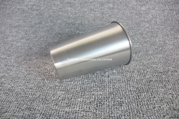 Promotional gift 500ml cappuccino coffee cup outdoor high quality custom metal coffee cup