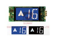 Tablilla de anuncios horizontal del elevador del tablero de control de elevador de Dotmatric LCD DC24V