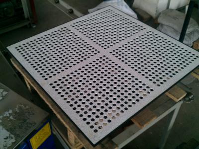Exact dimension for the hole of tile and panel, Hard Steel Perforated Raised Floor