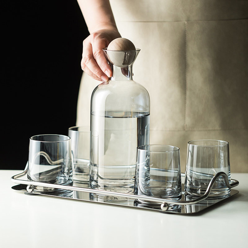 Чайник боросиликатного стекла домочадца крышки 1200ml силикона