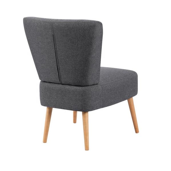 Fine Modern Fabric Accent Chair Covers Wooden Legs Black Plastic Simplicity