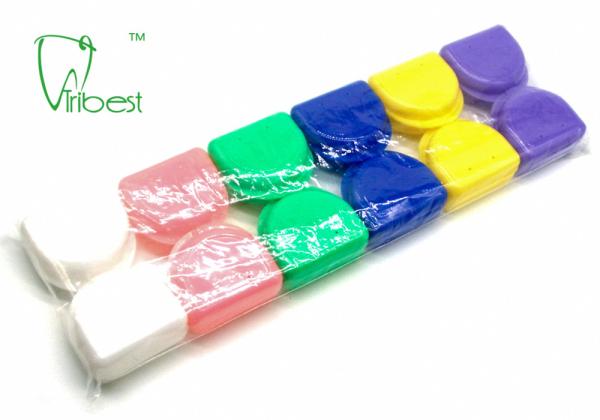 77.6x66x27mm Colorful Compact Dental Denture Box