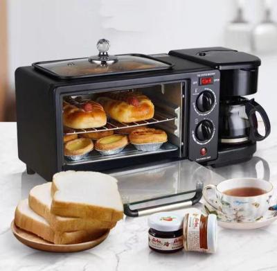 Multi - Color 3 - In - 1 Breakfast Appliance Oven Capacity 9L And Coffee Espresso Maker