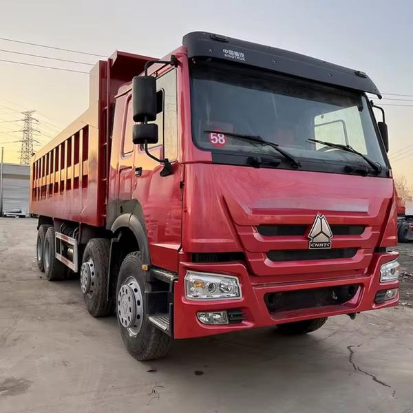 Подержанный Sinotruk Howo Dump Truck 12 Wheeler RHD 40tons Вторая рука 6X4 8X4 Правая кабина