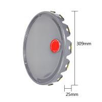 Customized Tin Components Tinplate Metal Ring Metal Lug Lid With PVC Cap