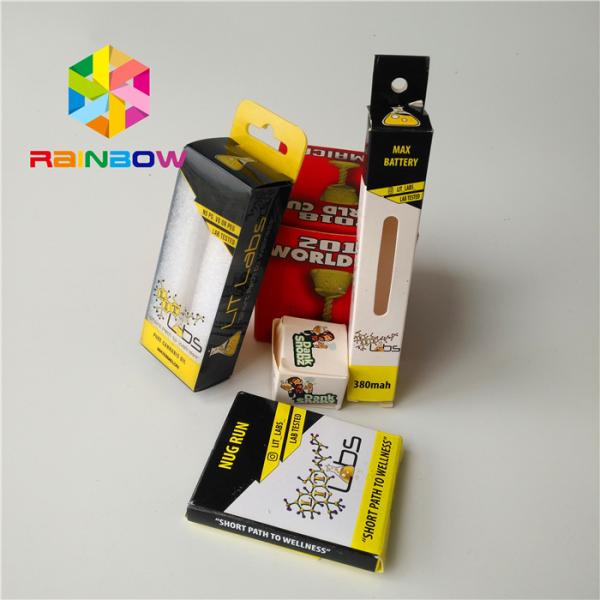 Customized Design Cbd Vape Cartridge Mylar Bags Packaging Matte Surface Finish