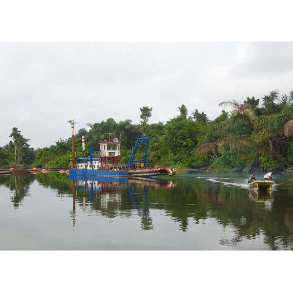 Replaceable Cutter Head Self Propelled River Dredging Machine