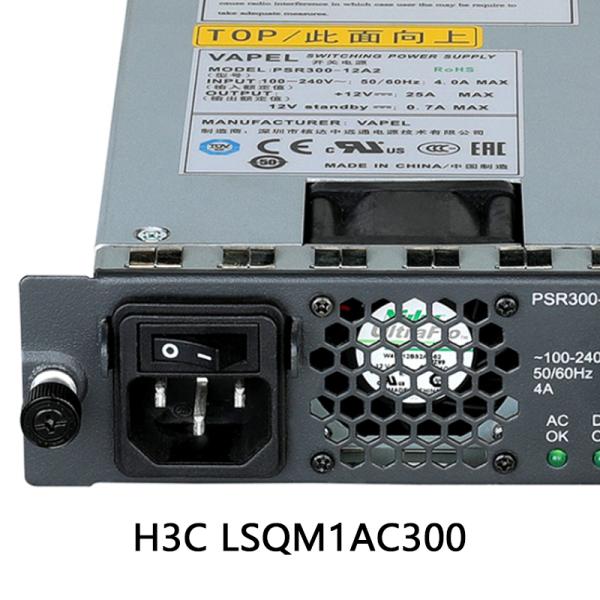 H3c Lsqm1AC300 Core Mainnet Modular Switch AC Power Module Carton 12.5A
