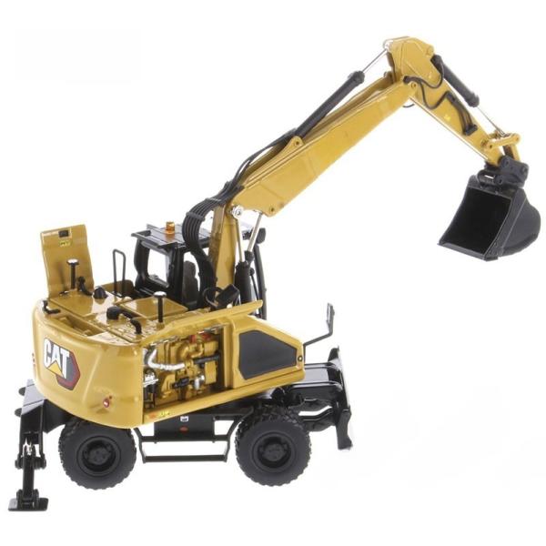 1/50 Scale Diecast Masters M318 Wheeled Excavator DM Construction Alloy Digger Model 85956