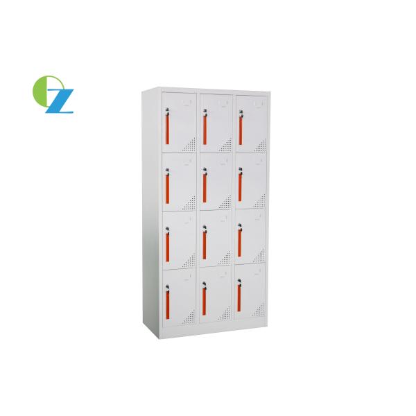 Los armarios de acero de la oficina que laminan/Metal altura de la puerta 1850m m del armario 12 del armario