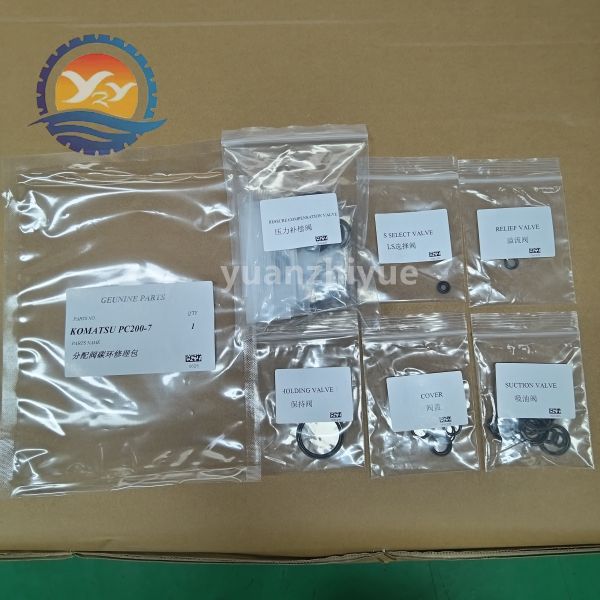 High Quality PC200-7 Control Valve Repair Kit and Control Valve Carbon Ring Repair Kit for Komatsu Parts