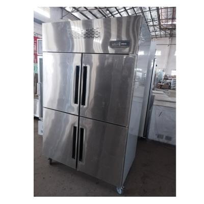 4 Doors Stainless Steel Tall Swing Door Refrigerator With Adjustable Shelves