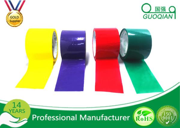 BOPP Strong Parcel Acrylic Coloured Packaging Tape Single Side 50mm * 66 M