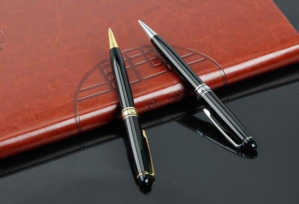 Custom Premium Black Twist Metal Pens With Logo