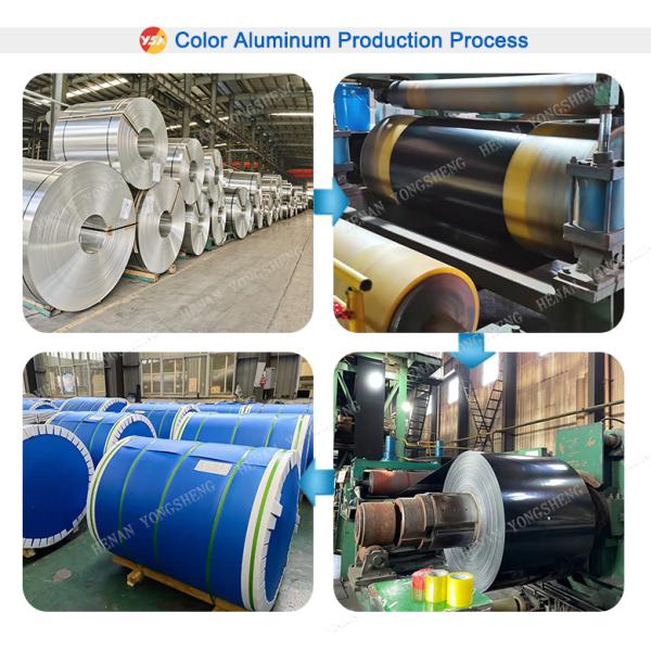 1060 1050 1100 Pvc Prepainted покрывая катушка листа цвета алюминиевым покрытая цветом для сточной канавы