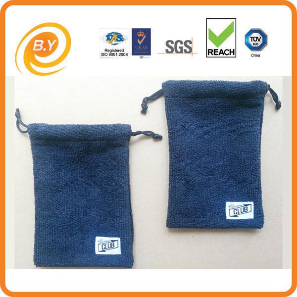o malote do cordão de 280gsm 12cm ensaca Microfiber para os óculos de sol TUV do telefone celular