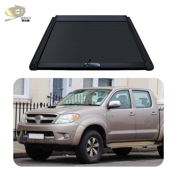 Roll Up Tonneau Cover Abs Hard Fold For Toyota Hilux Vigo 2004-2010