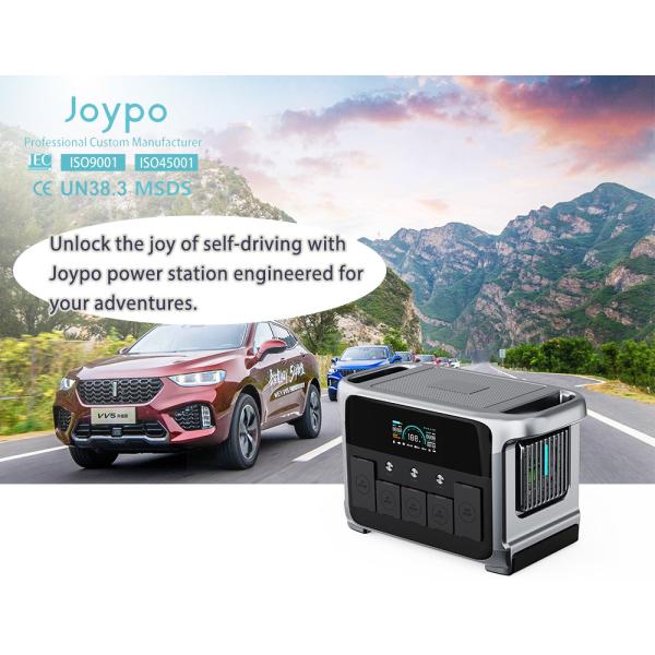 Joypo 220V 110V 1200W Portable Battery Power Station with Car Charger Cable