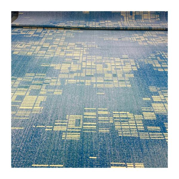 Rectangle WILTON 4m Fire Proof Nylon Wall to Wall Carpet for Commercial Buildings