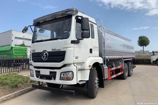 Shaanxi Automobile Heavy Truck 336 Horsepower 6X4 Total Weight 29 Ton tank Size 7*2.46*1.76m Crude Oil  Liquid Supply Vehicle
