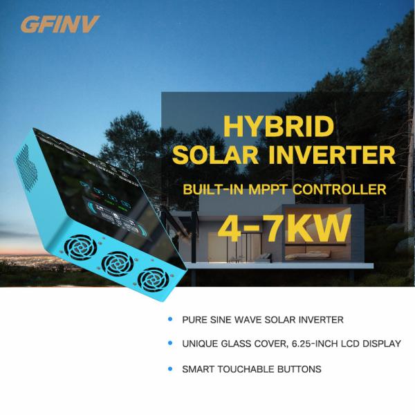 High Performance 1 Phase Solar Inverter 3kw 4kw Solar Inverter 120A Mppt Controller