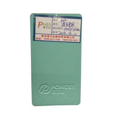 Highly Decorative Crackle Powder Coating Crocodile Skin Finish Light Blue