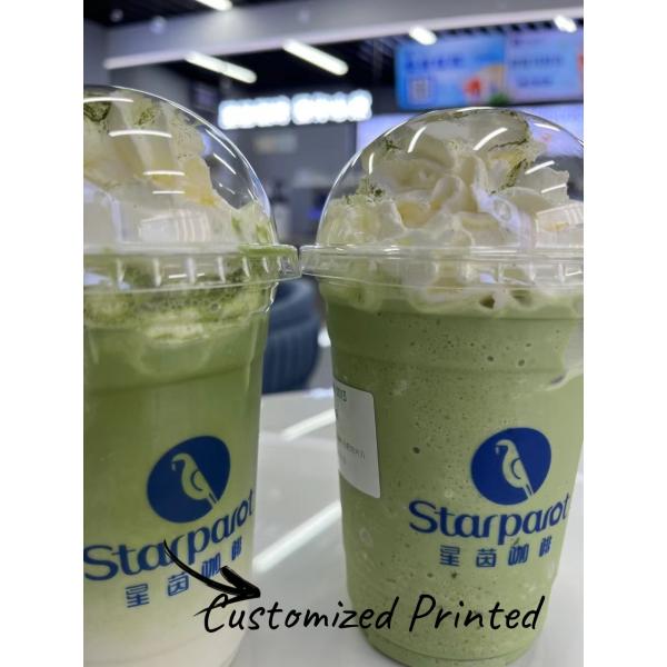 US Clear Plastic Disposable Cup Eco Friendly 100% Biodegradable Compostable Cold Cup