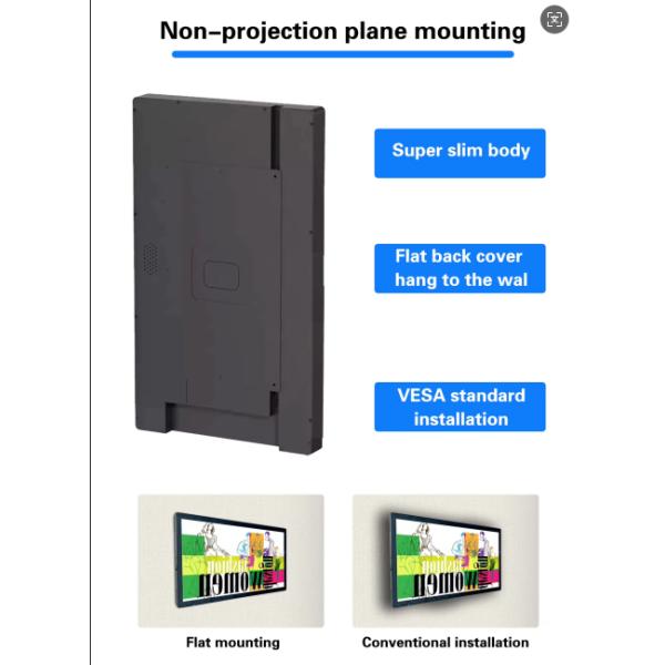 21.5 дюймовый отель больница школа супер стройная дверь цифровые вывески дисплей