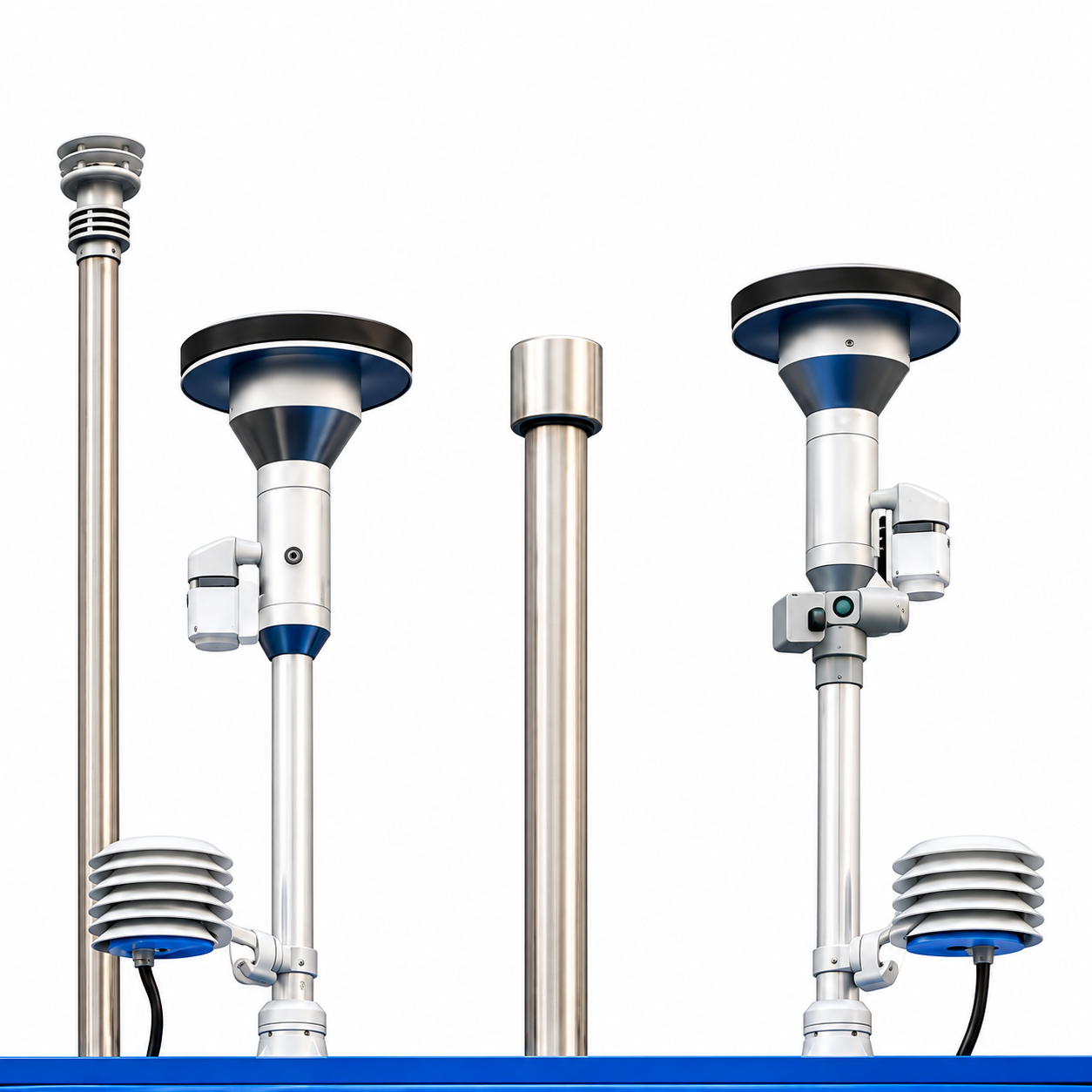 TH2000A-W Atmospheric Pollution Monitoring Station with Data Acquisition and Central Processing