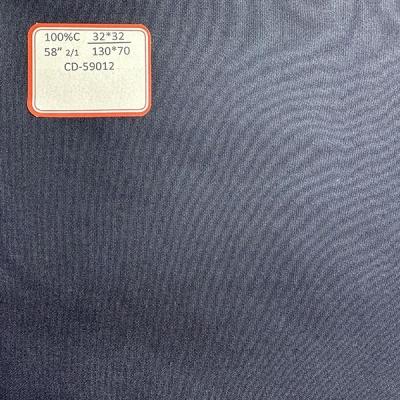 Fire Resistant Flame Retardant Fabric 130*70 32s*32s 100%cotton Twill2/1 Cotton Fabric Waterproof Canvas Fabric Woven Henan Dyed