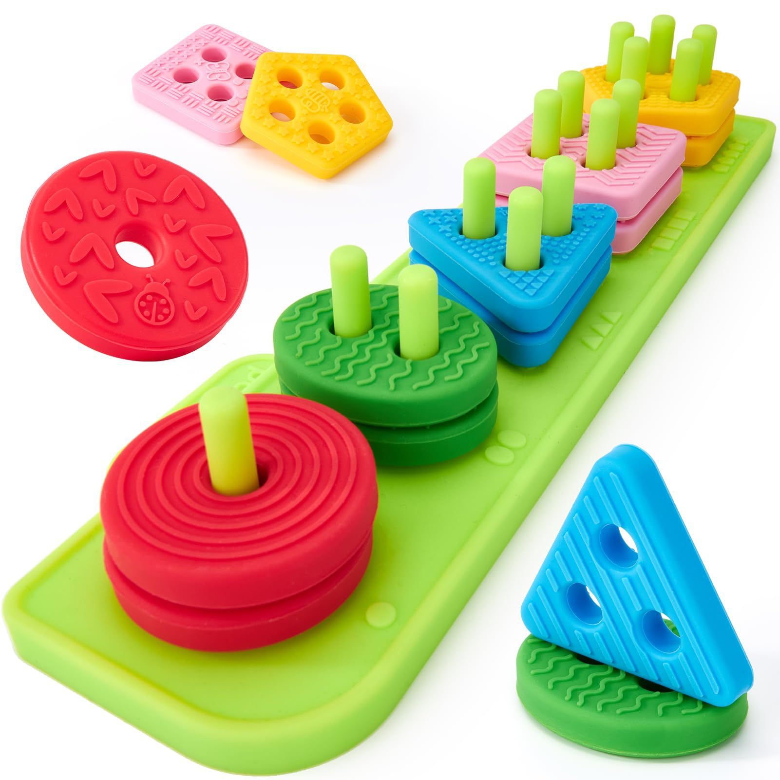 Factory Wholesale Silicone Sensory Building Blocks | 1-3 Years Old Early