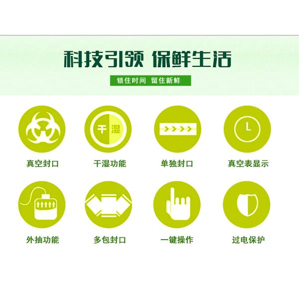 Vacuum Sealer Dry & Moist Fresh Preservation Food Saver Automatic Food Vacuum Sealing System DZ-320B