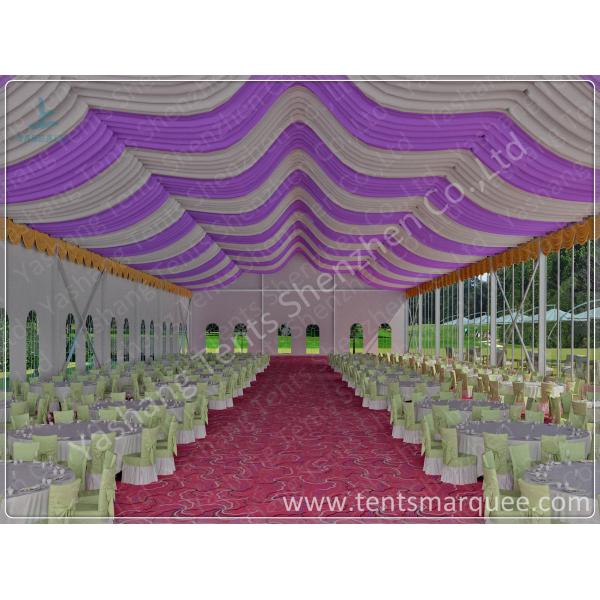 Beautiful Transparent Luxury Wedding Tents For Hire Clear Span Fabric Structures