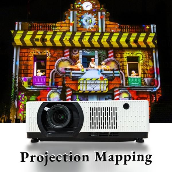 7200 Lumen 3D Laser Projector LCD Indoor Immersive Projection HDR10 High Contrast
