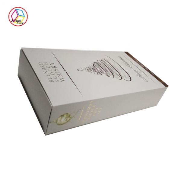 Hot Stamping Ivory Board Cosmetic Gift Box With Customized Logo