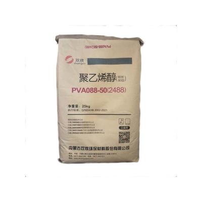 PVA 2488a Álcool polivinílico PVA 2488 PVA em pó fabricado na China SHUANGXIN 088-50