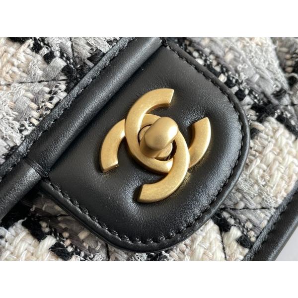 Средние изготовленные на заказ заклеймленные женщины телячьей кожи сумок 2WAY сумка щитка Chanel