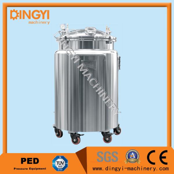 Soft Gel Stainless Steel Storage Tanks , Stainless Steel Chemical Tanks Electrical Heating