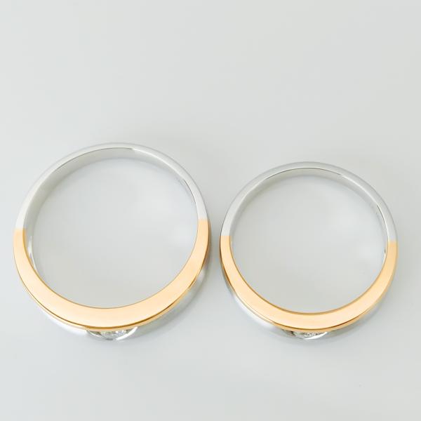 Spcial Design Men18  Women12 Gold Engagement Couple Rings