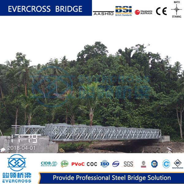 Military Prefabricated Compact Bailey Bridge Q355B / Q235B Universal